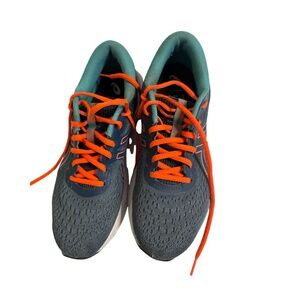 Women’s Asics Running Shoes - Aqua and Tangerine